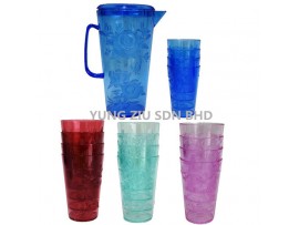 XJ-9087#PLASTIC JUG+4CUP